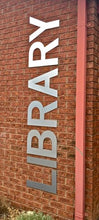 Load image into Gallery viewer, "LIBRARY" Sign