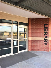 Load image into Gallery viewer, "LIBRARY" Sign