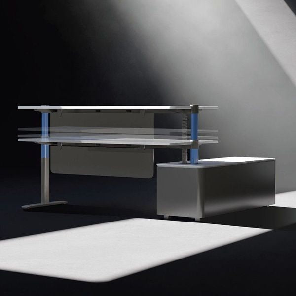 UP7 Height Adjustable Information Desk (Counter)