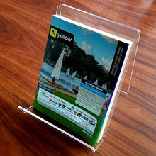 Load image into Gallery viewer, Stackable Acrylic Book Stand, with lip
