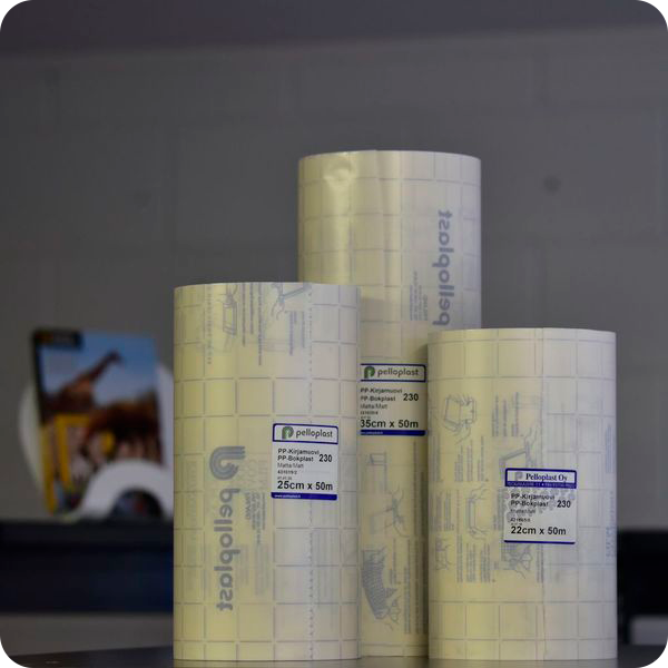 Adhesive Book Protection Film, Gloss, 50m Rolls