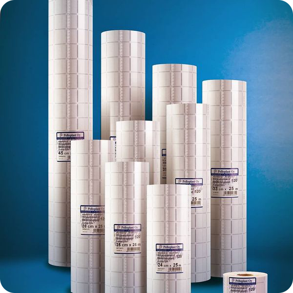 Adhesive Book Protection Film, Gloss, 25m Rolls